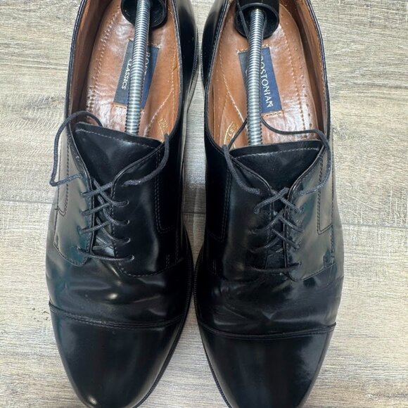 Bostonian Classics Black Leather Cap Toe Oxford Shoes Men's Size 13 - Picture 2 of 7